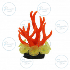Декорація Deming Корал-серіатопора для акваріума, силіконова, 10.5х7х14 см