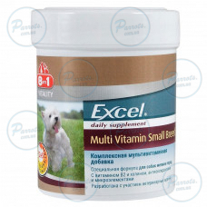 Вітаміни 8in1 Excel «Multi Vitamin Small Breed» для собак дрібних порід, 70 шт (мультивітамін)