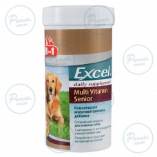 Вітаміни 8in1 Excel «Multi Vitamin Senior» для літніх собак, 70 шт (мультивітамін)