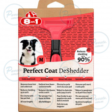 Дешеддер 8in1 Perfect Coat для вычесывания собак, размер M, 6.5 см