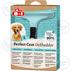 Дешеддер 8in1 Perfect Coat для вичісування собак, розмір L, 10 см