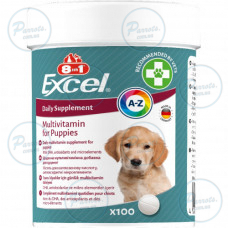 Витамины 8in1 Excel Multi Vitamin Puppy для щенков и молодых собак, мультивитамин, 100 шт