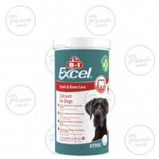 Витамины 8in1 Excel Calcium для щенков и взрослых собак, для зубов и костей, кальций, 1700 шт