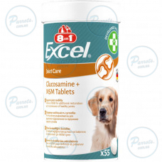 Вітаміни 8in1 Excel Glucosamine + MSM для цуценят та дорослих собак, для суглобів, 55 шт