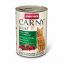 Вологий корм Animonda Carny для дорослих котів, з яловичиною, олениною та брусницею, 400 г