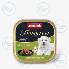 Корм вологий для собак Animonda Vom Feinsten delicious sauce Adult with Turkey + duck з індичкою і качкою, 150 г