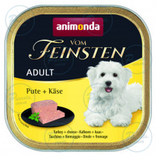 Корм вологий для собак Animonda Vom Feinsten Adult Turkey + cheese з індичкою та сиром 150 г