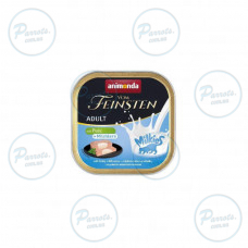 Корм вологий Vom Feinsten Adult для котів з індичкою та молочним центром 100 г