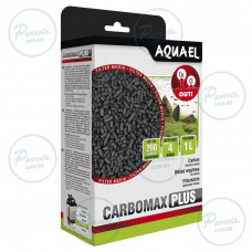 Наполнитель Aquael для фильтра CarboMax Plus активированный уголь, 2 шт, 1 л