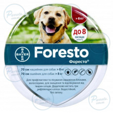 Нашийник Bayer Elanco Foresto для собак інсектоакарицидний для довготривалого захисту 70 см