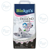 Наполнитель Biokats для кошачьего туалета Diamond Fresh бентонитовый 8 л