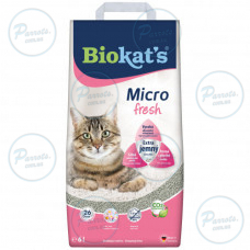 Наповнювач для котячого туалету Biokat's Micro Fresh 6 л