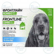 Капли на холке Boehringer Ingelheim Frontline Combo для собак от 10 до 20 кг 3 пипетки