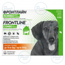 Капли на холке Boehringer Ingelheim Frontline Combo для собак от 2 до 10 кг 3 пипетки