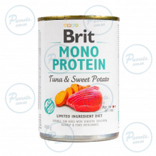 Влажный корм Brit Mono Protein Tuna & Sweet Potato для собак, с тунцом и бататом, 400 г