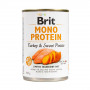 Вологий корм Brit Mono Protein Turkey & Sweet Potato для собак, з індичкою і бататом, 400 г