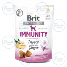 Функціональні ласощі Brit Care Immunity комахи з імбиром для собак, 150 г