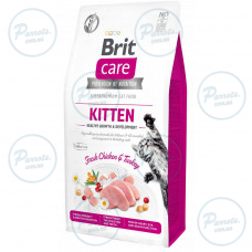 Сухий корм Brit Care Cat GF Kitten HGrowth & Development для кошенят, здорове зростання та розвиток, 7 кг