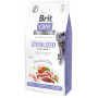 Сухой корм Brit Care Cat GF Sterilized Weight Control для стерилизованных кошек с избыточным весом, утка и индейка, 7 кг