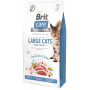 Сухой корм Brit Care Cat GF Large Power & Vitality для кошек больших пород, утка и курица, 7 кг