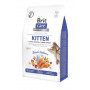 Сухой корм Brit Care Cat by Nutrition Kitten Gentle Digestion Strong Immunity для котят, с лососем, 400 г