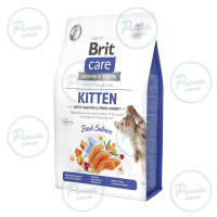 Корм сухий Brit Care Cat Grain Free Kitten Gentle Digestion Strong Immunity для кошенят для міцного імунітету з...