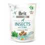 Лакомства для собак Brit Care Dog Crunchy Cracker Insects для свежести дыхания насекомые, тунец и мята, 200 г