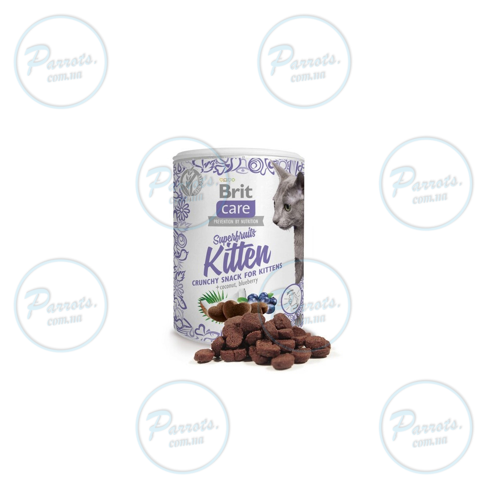 Лакомства для котят Brit Care Cat Snack Superfruits Kitten, 100 г