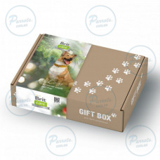 Подарунковий бокс Brit Care Dog Gift box Новорічний для собак з вологим кормом та ласощами 1,2 кг