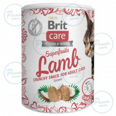 Ласощі для котів Brit Care Cat Snack Superfruits Lamb ягня, 100 г
