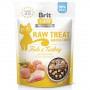 Ласощі для котів Brit Raw Treat Hair & Skin Freeze-dried з рибою та індичкою, 40 г