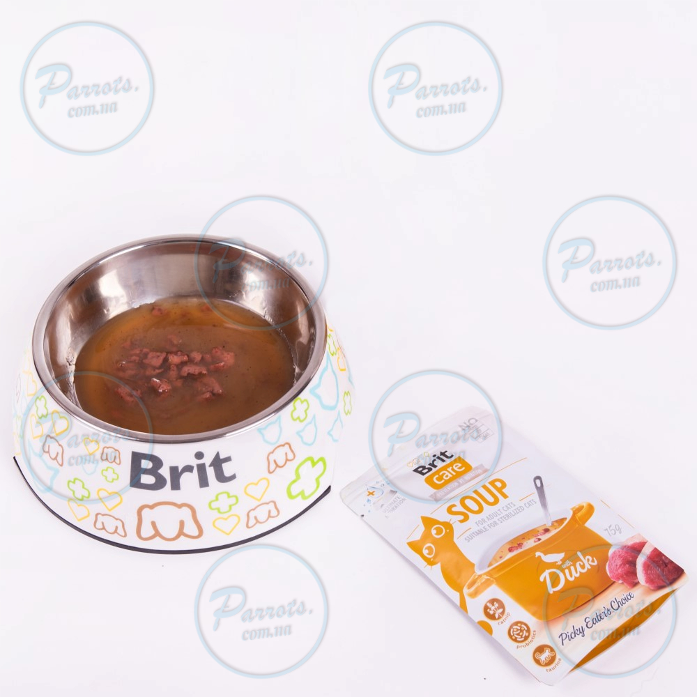 Корм влажный "Суп для кошек Brit Care Soup with Duck с уткой", 75 г