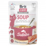 Корм влажный "Суп для кошек Brit Care Soup with Salmon с лососем", 75 г