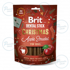 Лакомство для собак Brit Dental Stick Christmas Apple Strudel рождественский яблочный штрудель 7 шт 251 г
