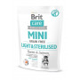 Сухий корм Brit Care GF Mini Light & Sterilised для дорослих собак дрібних порід із зайвою вагою або стерилізованих, з кроликом та лососем, 400 г