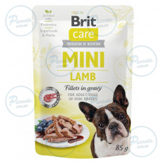 Влажный корм Brit Care Mini для собак, с филе ягненка в соусе, 85 г