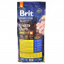 Сухий корм Brit Premium Dog Junior M для цуценят та юніорів середніх порід, з куркою, 15 кг
