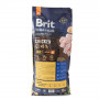 Сухой корм Brit Premium Dog Adult M для взрослых собак средних пород, с курицей, 15 кг