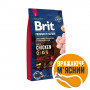 Сухий корм Brit Premium Dog Adult L для дорослих собак великих порід, з куркою, 8 кг