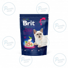 Сухий корм Brit Premium Cat by Nature Sterilised для стерилізованих котів, з куркою, 800 г