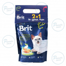 Набір 2+1 Brit Premium by Nature Cat Sterilized Salmon 300 g (д/стерилізованих котів з лососем)