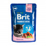 Вологий корм Brit Premium Cat pouch для кошенят, біла риба, 100 г
