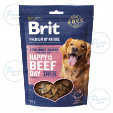 Ласощі для cобак Brit Premium Semi-moist Snacks Beef with Apples напіввологі з яловичиною і яблуками 180 г