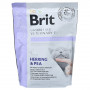 Сухой корм Brit GF VetDiet Cat Gastrointestinal для кошек, при нарушениях пищеварения, с сельдью, лососем, яйцом и горохом, 400 г