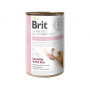 Влажный корм Brit GF VetDiet Hypoallergenic для собак с пищевой аллергией или непереносимостью, с лососем и горошком, 400 г