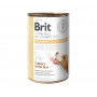 Вологий корм Brit GF VetDiet Hepatic для собак, для підтримки роботи печінки, індичка та горошок, 400 г