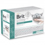 Корм влажный для кошек Brit GF VetDiet Care Sterilised с лососем, 12 x 85 г