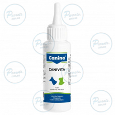 Витаминизированный тоник Canina Canivita для кошек и собак, с быстрым эффектом, универсальный, 100 мл