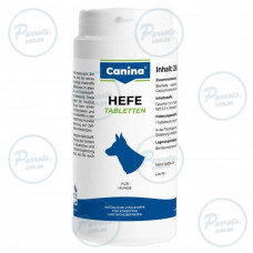 Вітаміни Canina Hefe для собак, дріжджові таблетки з ензимами, 250 г (310 табл)