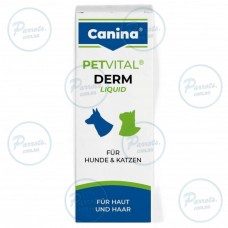 Тонік Canina Derm-Liquid для собак та котів, для проблемної шерсті, 25 мл